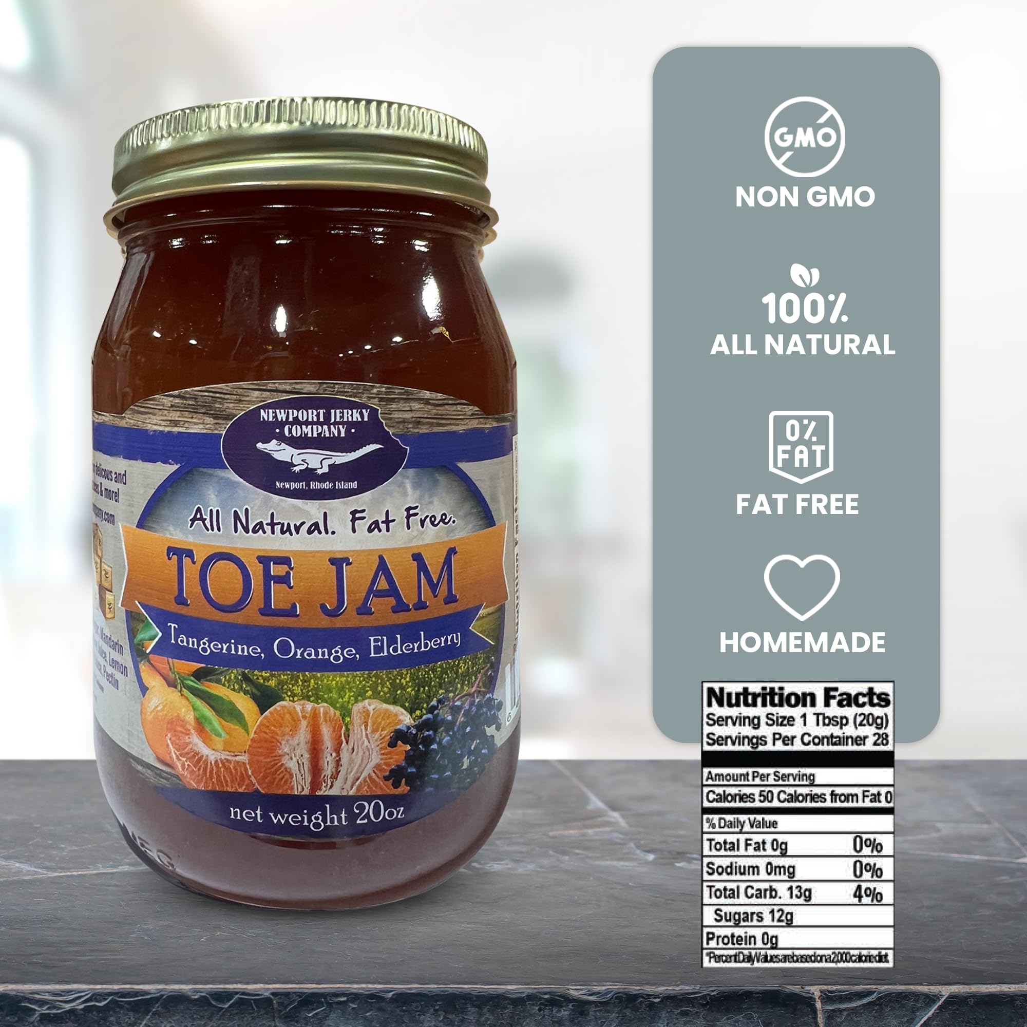 Amazon.com: Newport Jerky Company Toe Jam | Classic Spread for
